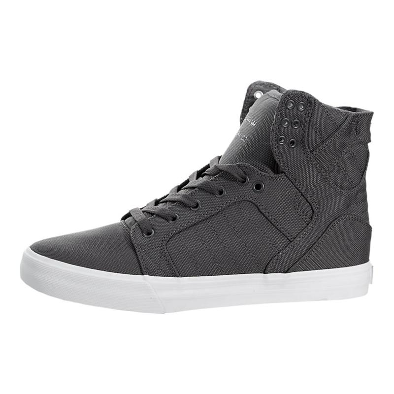 Supra SKYTOP Sneaker High Damen Grau Kaufen JIYCU4682